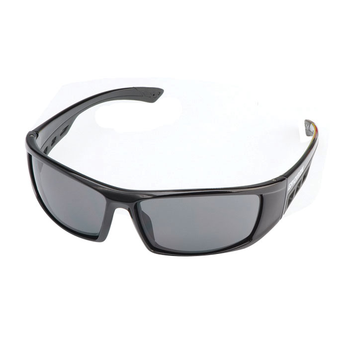 7010 884 0357 Sunglasses, Flexible Frame, Black Frame, Smoke Lens