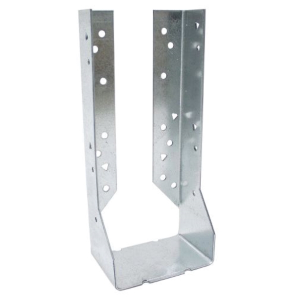 HUC410 Hanger, 8-5/8 in H, 2-1/2 in D, 3-9/16 in W, Steel, Galvanized, Face Mounting
