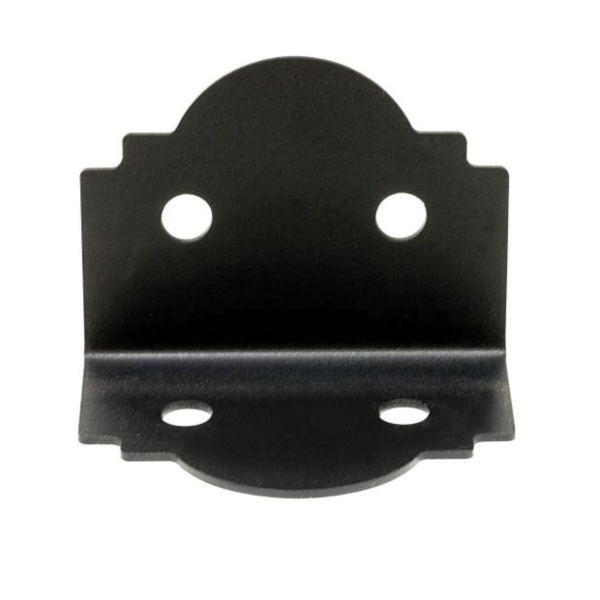 APA6 Angle, 3-1/2 in W, 3-3/4 in D, 5 in H, Steel, Black, Powder-Coated