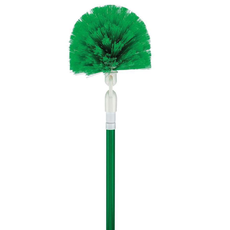 118 Swivel Duster, 8 in W Head, Electrostatic Fiber Head, Electrostatic Powder-Coated Steel Handle, 6 ft L Handle