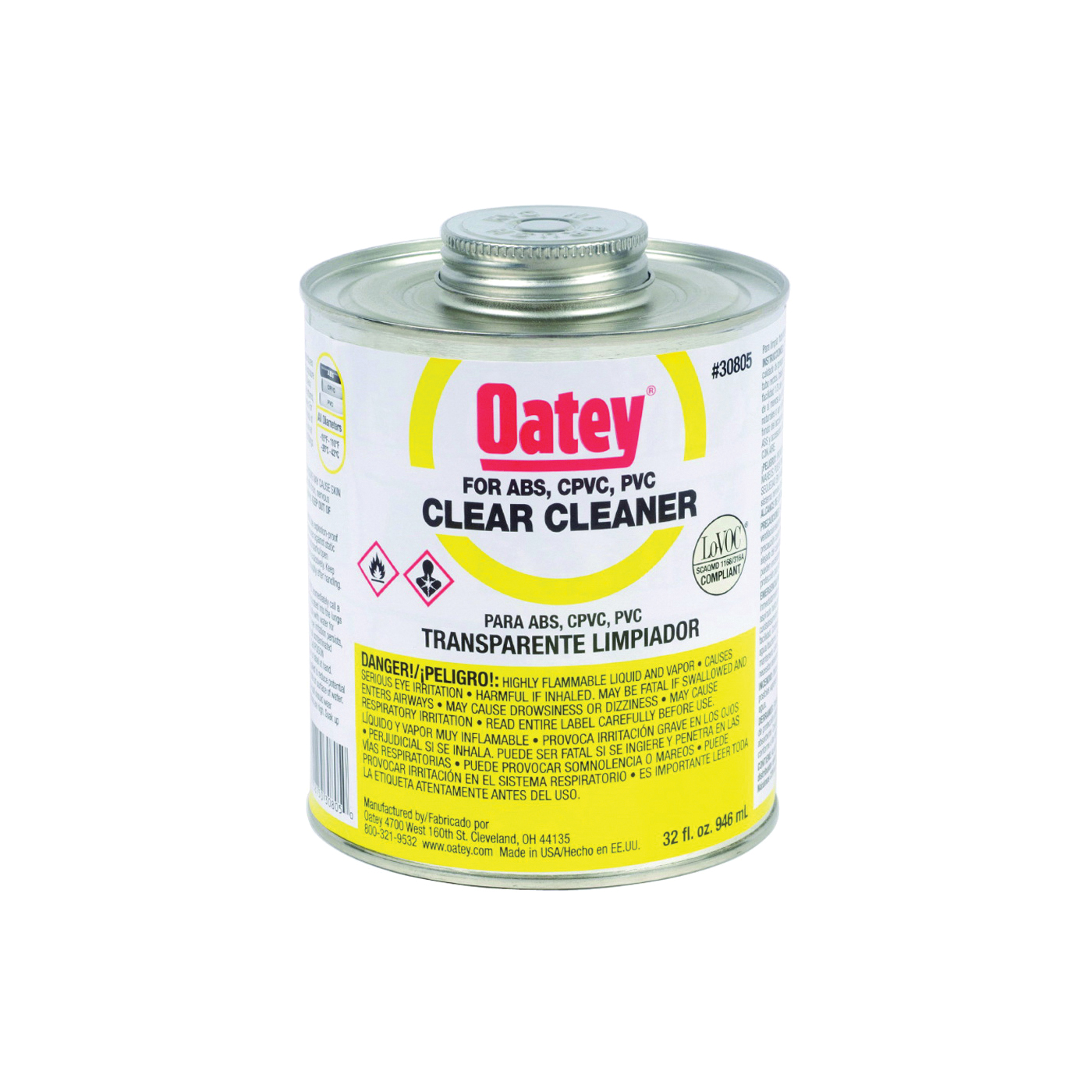 30805 Pipe Cleaner, Liquid, Clear, 32 oz