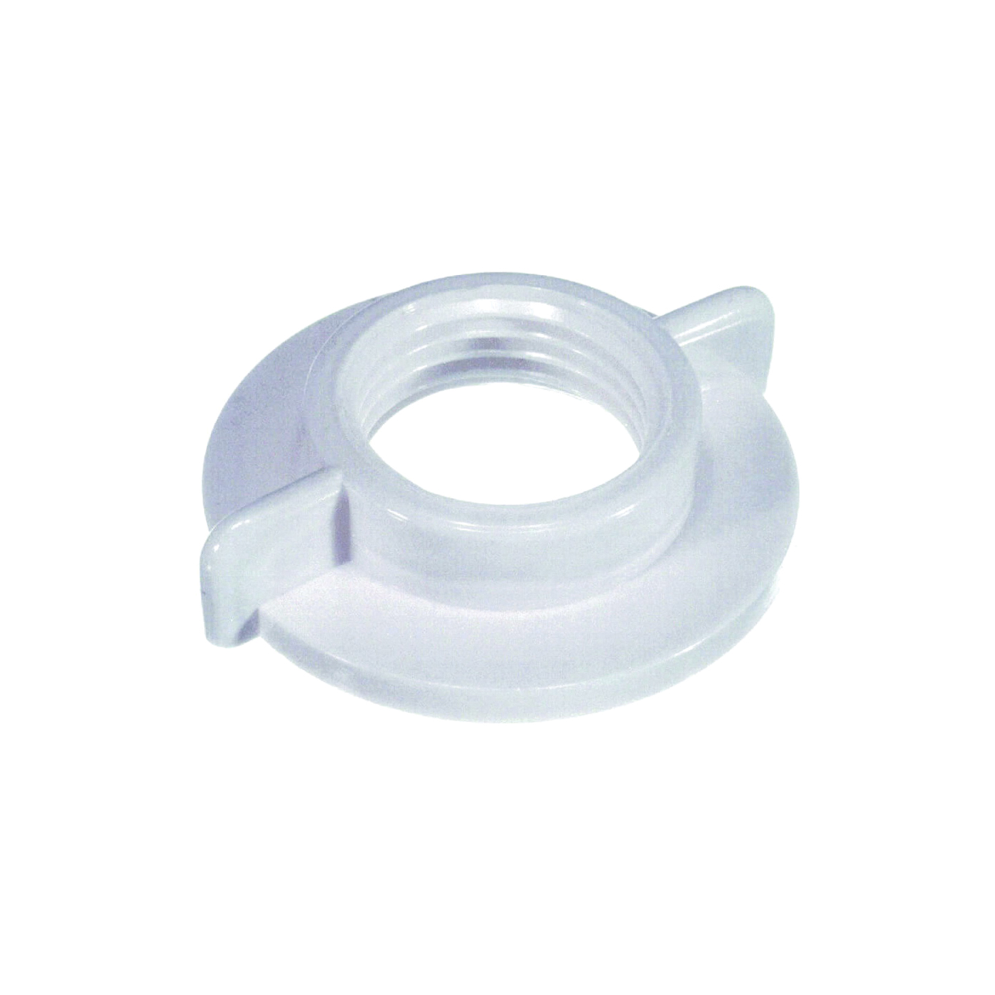 80990 Faucet Shank Locknut, Universal, Plastic, White, For: 1/2 in IPS Connections