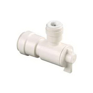 3556-1006/P-676 Angle Valve, 1/2 x 1/4 in Connection, Sweat x Sweat, 250 psi Pressure, Thermoplastic Body