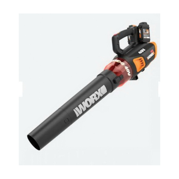 WG584 Cordless Leaf Blower with Brushless Motor, 2.5 Ah, 40 V Battery, Lithium-Ion Battery, 3-Speed