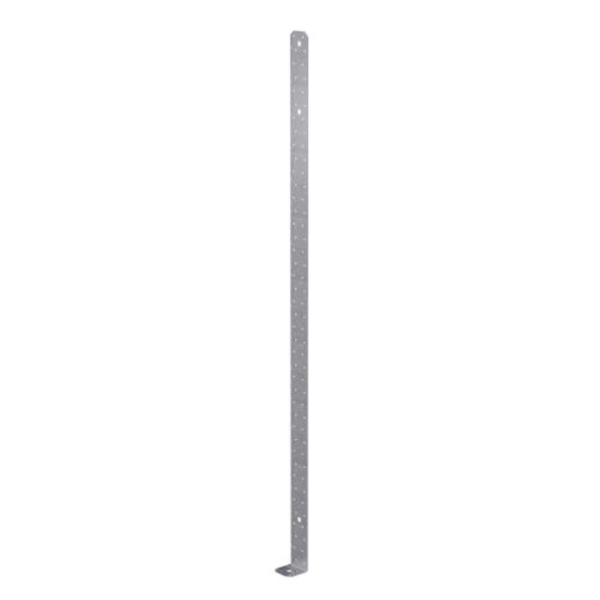 MSTC66B3 Pre-Bent Strap, 62-7/8 in L x 3 in W x 2-7/8 in H Dimensions, Steel, Galvanized