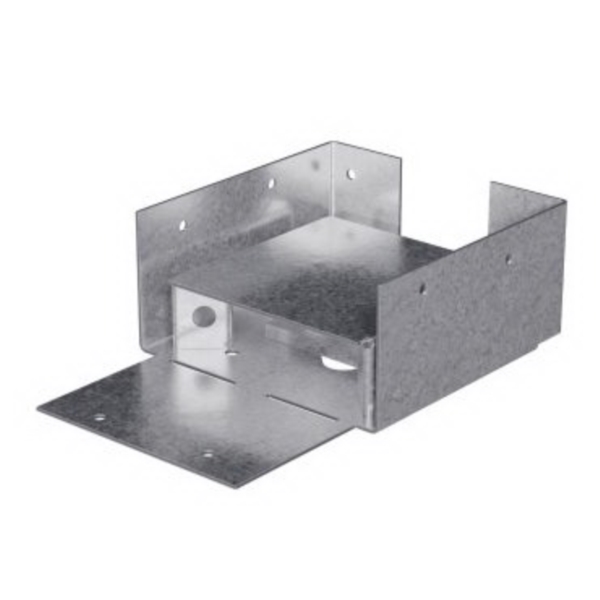 AB Series ABW66RZ Post Base, 6 x 6 in Post, Steel, ZMAX