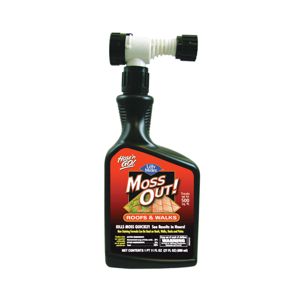 Moss Out! 100503872 Moss Killer, Liquid, Spray Application, 27 oz Bottle - 1