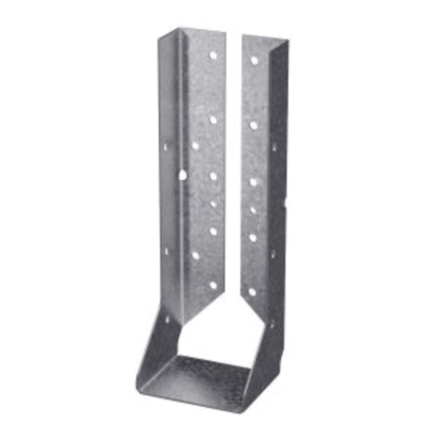 HUCQ412-SDS Hanger, 11 in H, 3 in D, 3-9/16 in W, Steel, Galvanized, Face Mounting