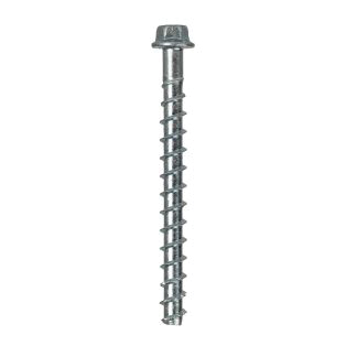 Titen HD Series THDB62800HMG Screw Anchor, 5/8 in Dia, 8 in L, Carbon Steel, Galvanized, 10/BX