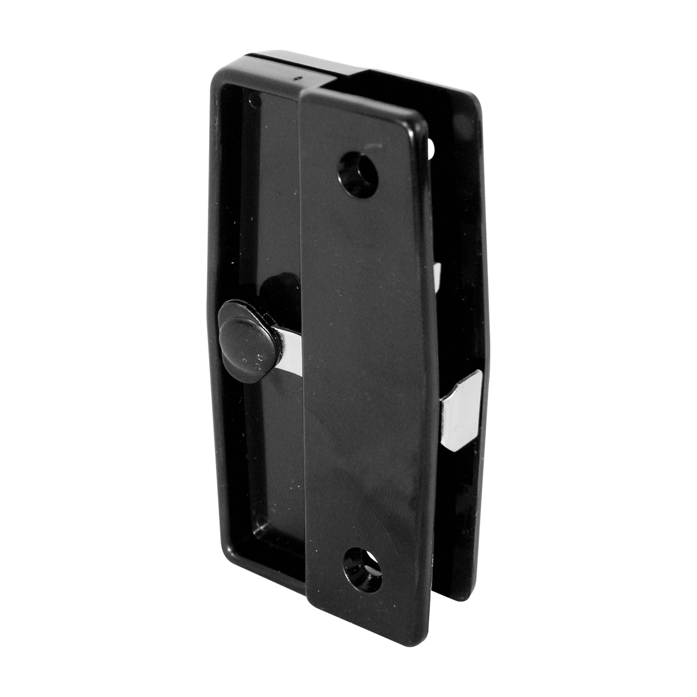 Prime-Line A 139 Door Latch and Pull, 2 in W, 4 in H, Plastic/Steel - 1