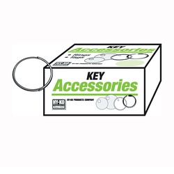 Hy Ko KC182 Metal Belt Clip With Split Ring: Keychains, Key Reels