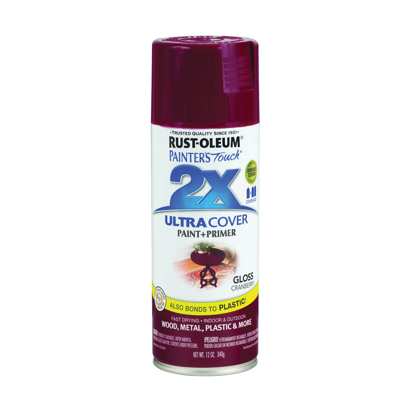 Rust-Oleum No Hunting Purple 12 Oz. Flat Spray Paint, Purple