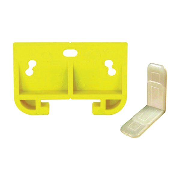 Prime-Line R 7154 Drawer Track Guide Kit, Plastic, Yellow - 1
