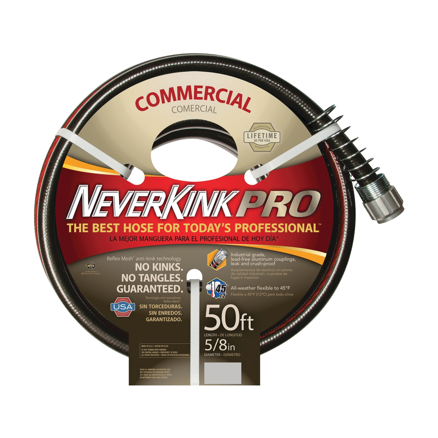Neverkink PRO Commercial Duty 8844-50 Garden Hose, 50 ft L - 1