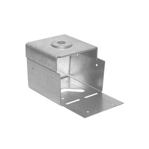 PA66R Post Anchor, 6 x 6 in Post/Joist, Steel, Galvanized