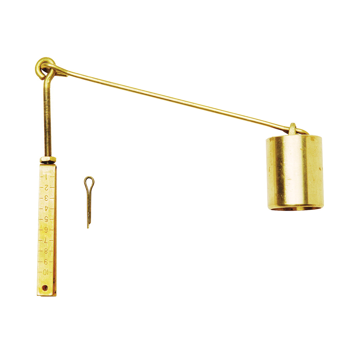 PP606-22 Linkage Assembly, Brass, For: Trip-Lever 6 in Eye Wire, #10 to #32 Eye Bolts