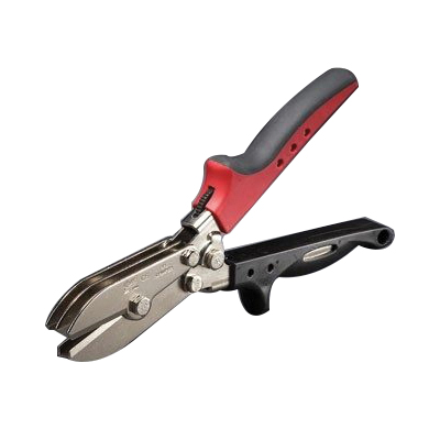 C5R 5-Blade Pipe Crimper, Non-Slip Ergonomic Handle, Black/Red Handle