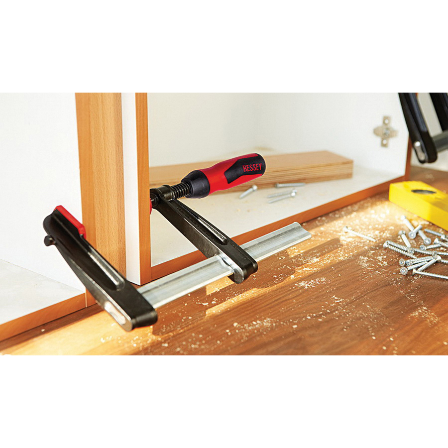 Bar Clamp, Bessey, TG Series, Light-Duty, 600 lb, 30 in Max Opening Size, 2-1/2 in D Throat - 2