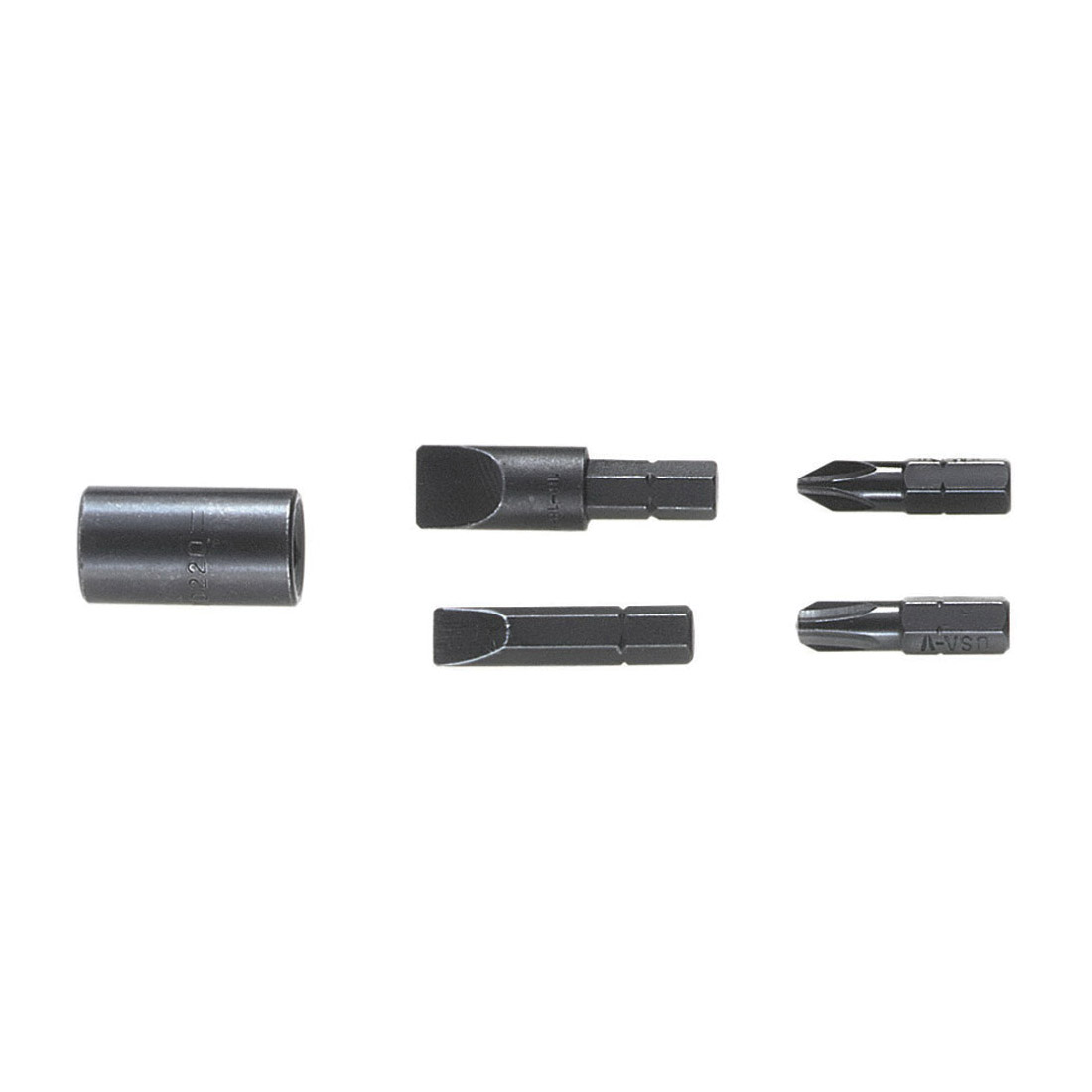 Klein Tools 70229 Screwdriver Bit Set, 4-Piece, Steel