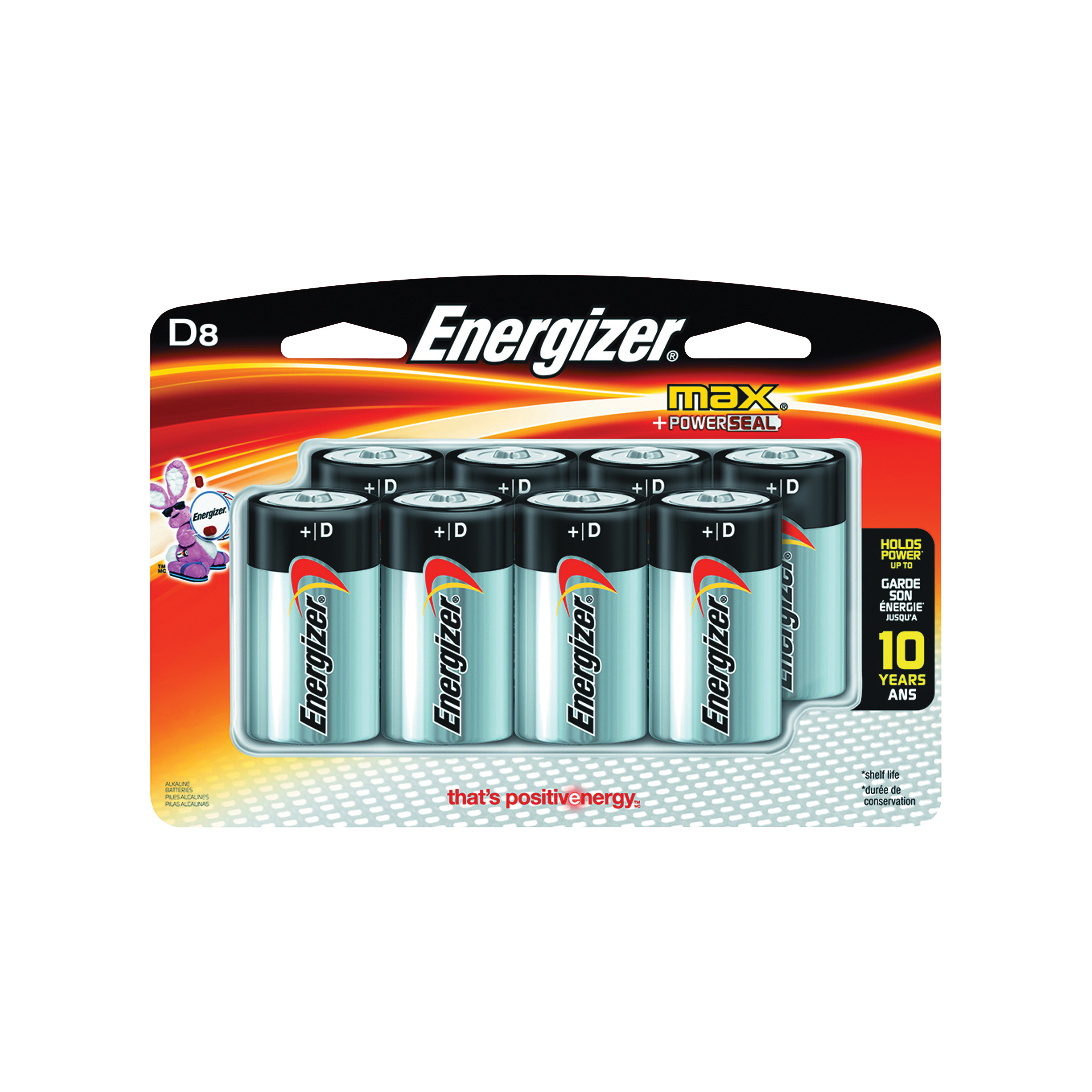 E95BP-8H Battery, 1.5 V Battery, 18 Ah, D Battery, Alkaline, Manganese Dioxide, Zinc