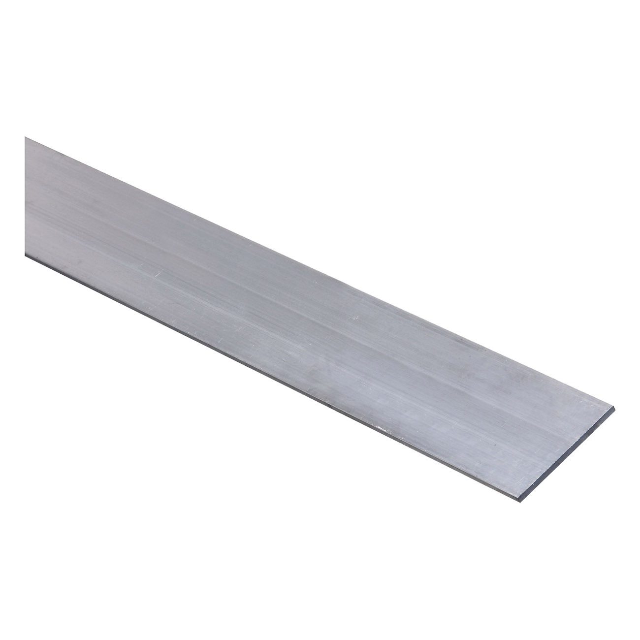 4200BC Series N247-130 Flat Bar, 2 in W, 48 in L, 1/8 in Thick, Aluminum, Mill