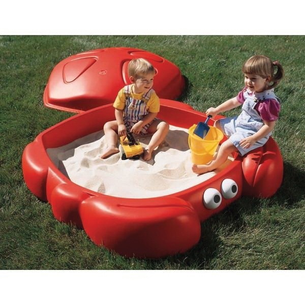 STEP2 740504 Crab Sandpit, Plastic, Red - 2