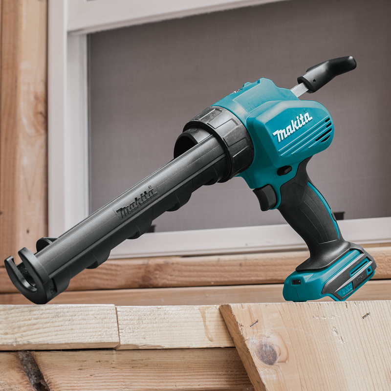 Caulk and Adhesive Gun, Makita, Battery, 10 oz Cartridge, Rotatable Cartridge, Soft Grip Handle - 2