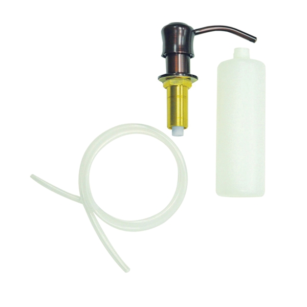 Danco 10042B Soap Dispenser with Nozzle, 12 oz Capacity, Metal/Plastic, Oil-Rubbed Bronze - 3