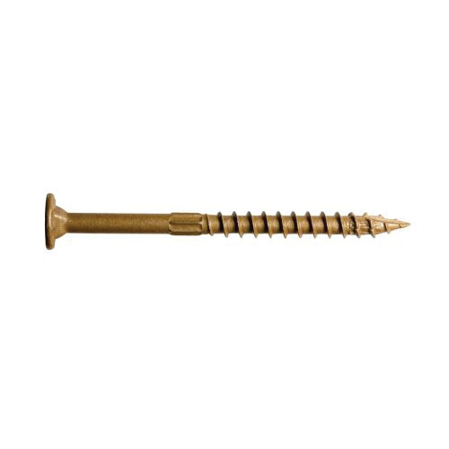 Strong-Drive SDWS16212QR75 Framing Screw, 2-1/2 in L, Serrated Thread, Low-Profile Head, Steel, 75 PK