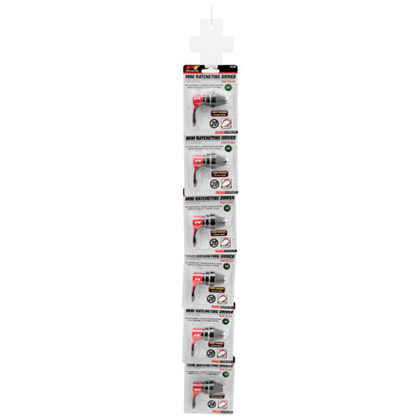 Performance Tool W480 High-Torque Mini Ratchet Driver, L-Shaped Handle