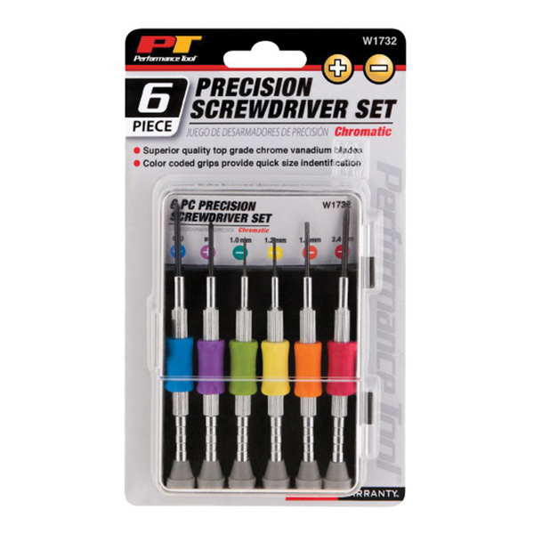 Performance Tool W1732 Screwdriver Set, 6-Piece