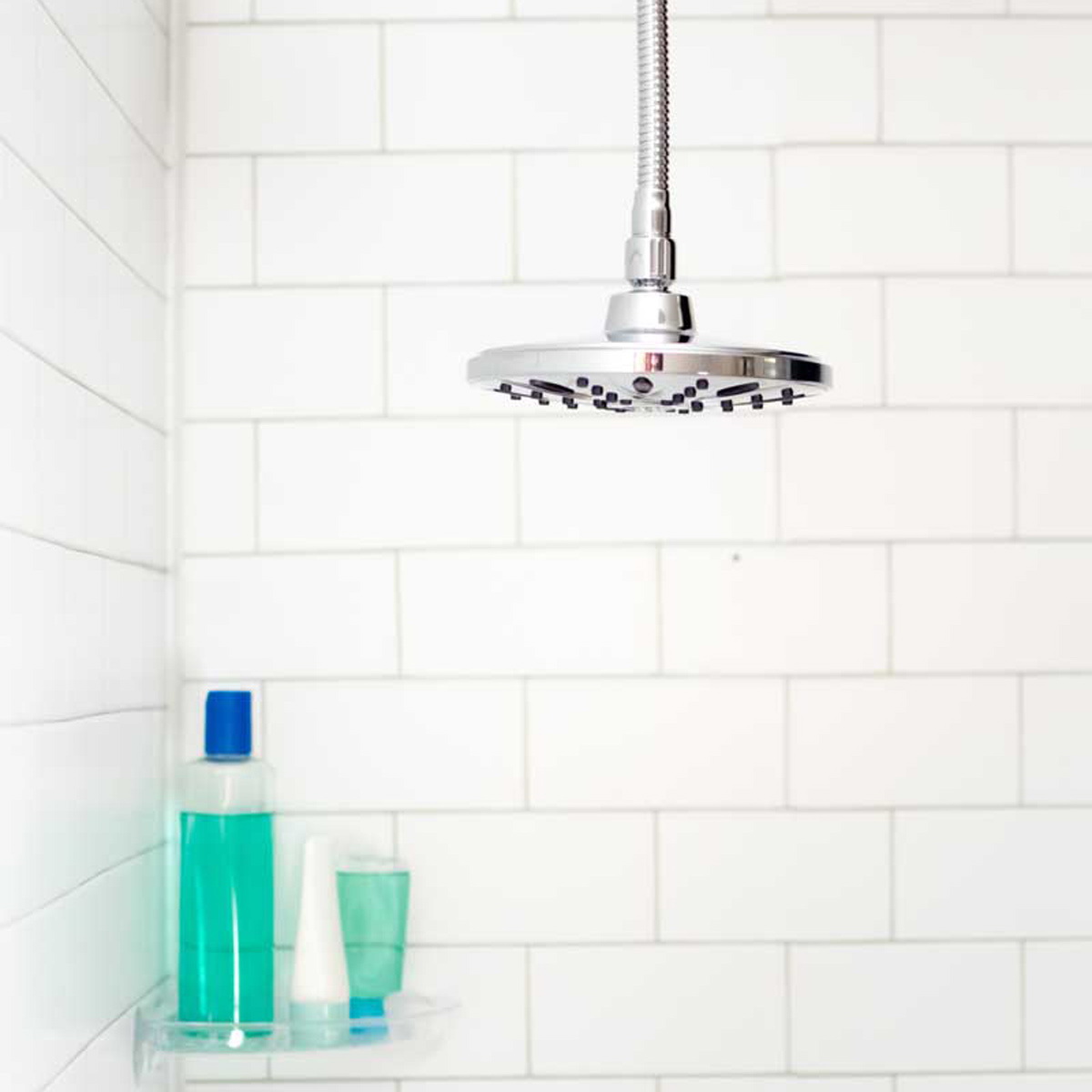 Flexible Memory Shower Arm with Flange, Exquisite, 1/2 in Connection, IPS, 11 in L, Steel, Chrome Plated - 4
