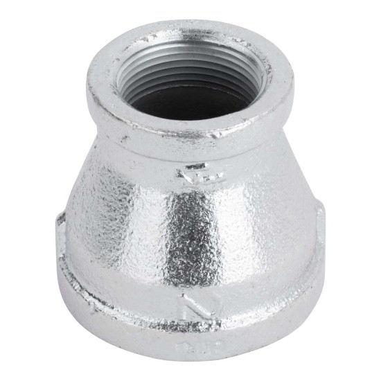 Galvanized Reducing Coupling, 2 in x 1-1/4 in, Stz - 2