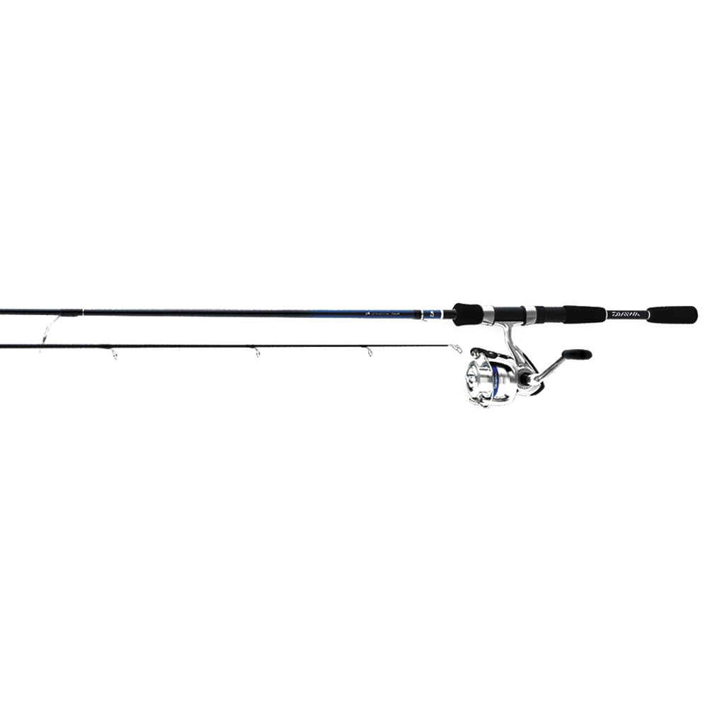 Daiwa D-Shock Series DSK10-2B/F502UL Spinning Combo, 10 Reel, 5 ft L Rod, EVA-Grip Handle