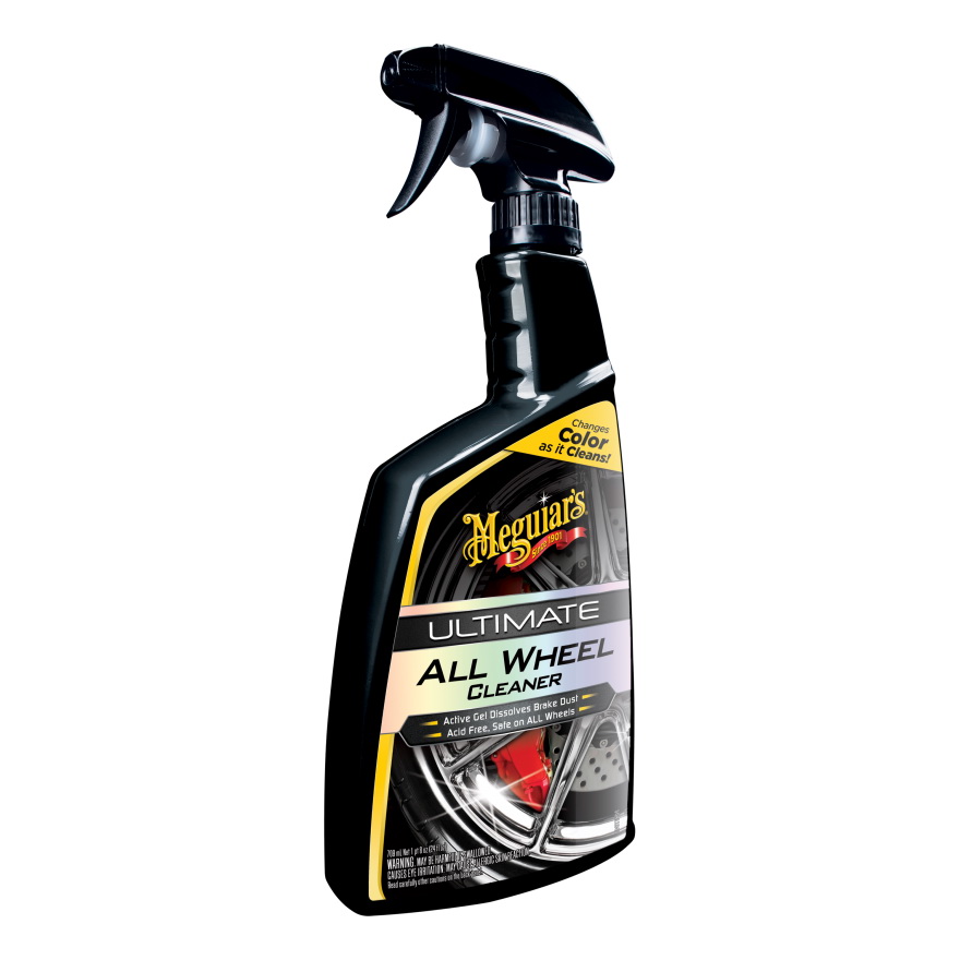 Meguiar's G180124 Ultimate All Wheel Cleaner, 24 oz, Liquid, Sulfurous/Vanilla