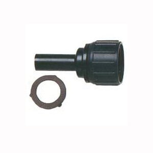 R326CT Swivel Adapter, 3/4 x 1/4 in Connection, MPT x Compression, Black