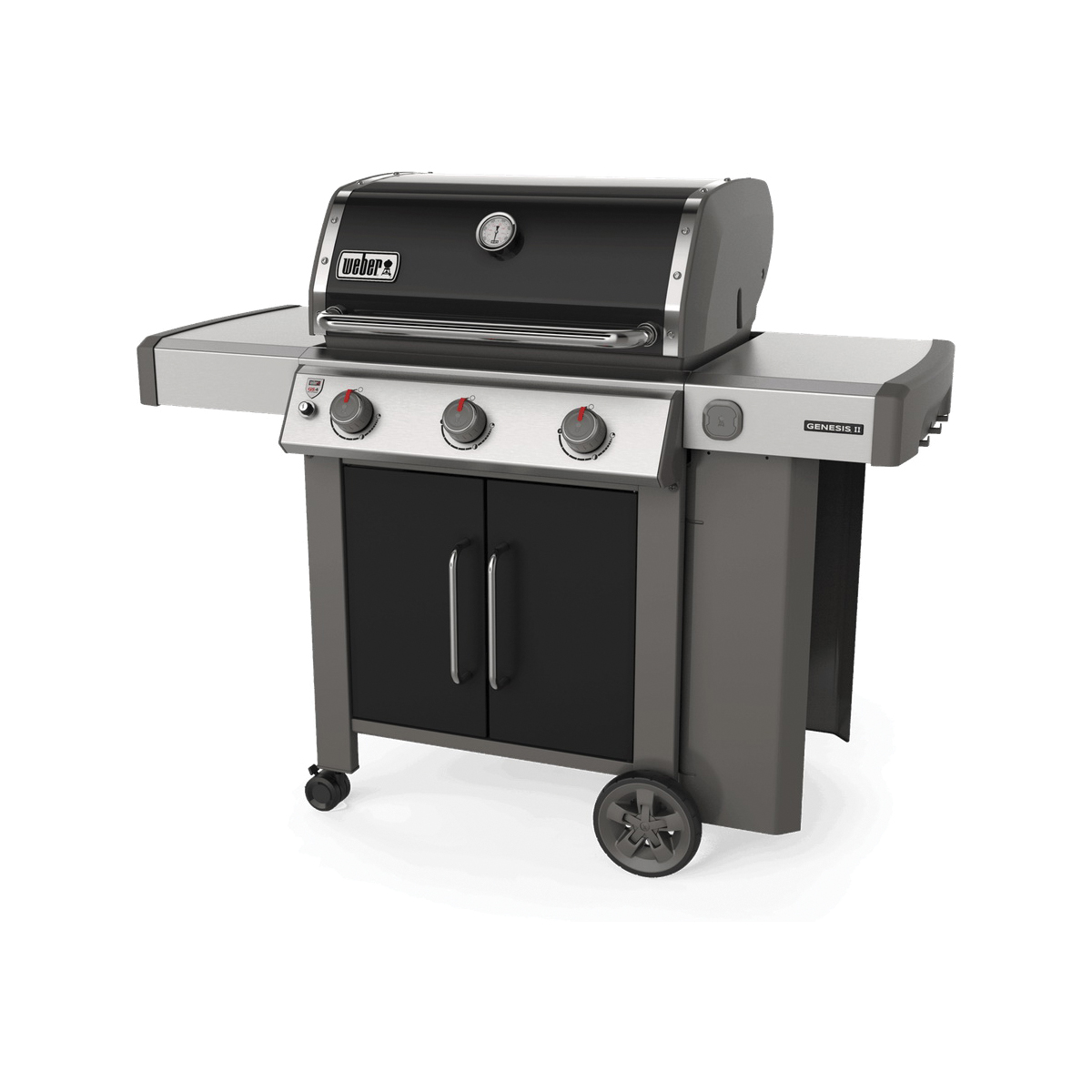 Weber GENESIS II SERIES 61015001 Gas Grill, 39,000 Btu BTU, Liquid Propane, 3 -Burner, Side Shelf Included: Yes