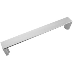 Metro Series 41028 Cabinet Pull, 1.18 in Projection, Zinc, Satin Nickel, 1/PK