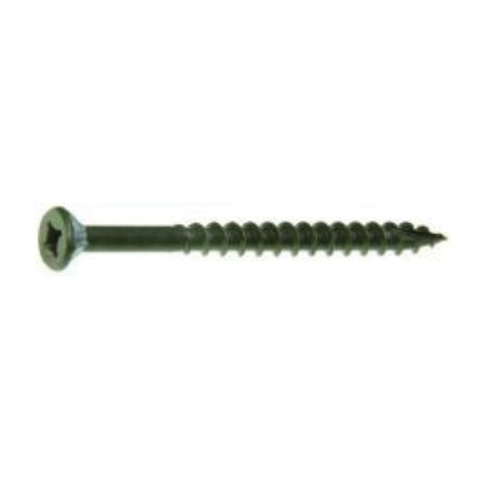 Grip-Rite PrimeGuard Plus P212STTBK Screw, 2-1/2 in L, Coarse Thread, Bugle Head, Star Drive, Type 17 Point, 25 lb
