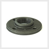 PanNext B-FLF10 Floor Flange, 1 in, 101.6 mm Dia Flange, 4-Bolt Hole, 17.5 mm L Through Bore, Iron