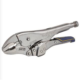 Irwin IRHT82580/7T Locking Plier, 7 in OAL, 1-1/2 in Jaw Opening, Comfort-Grip Handle