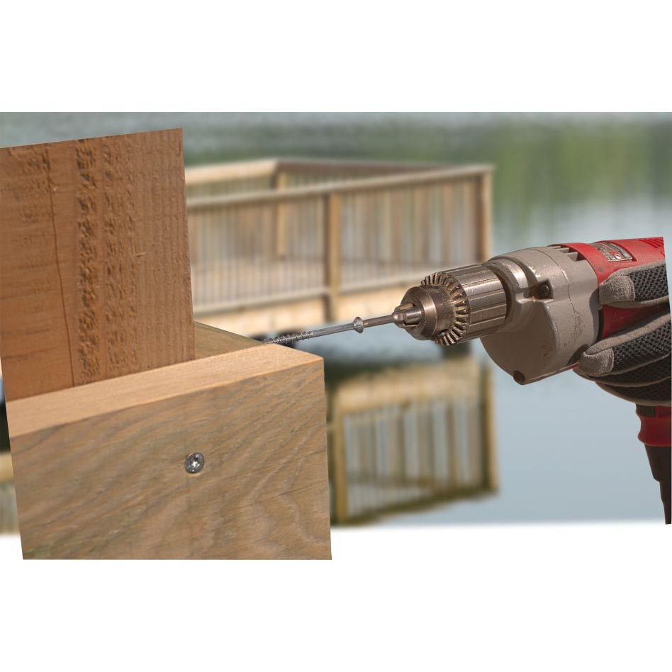 Simpson Strong-Tie Deck-Drive S10250WP1 Screw, #10 Thread, T25 Drive, Sharp Point,  82 Pack - 2