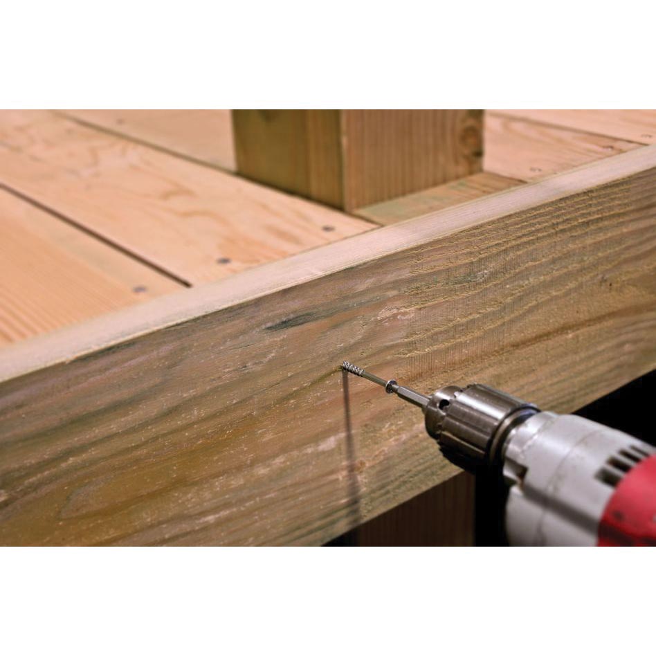 Simpson Strong-Tie Deck-Drive S10250WP1 Screw, #10 Thread, T25 Drive, Sharp Point,  82 Pack - 4