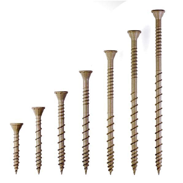 Simpson Strong-Tie Deck-Drive DSVT212R350 Deck Screw, #10 Thread, T25 Drive,  350 Pack - 2