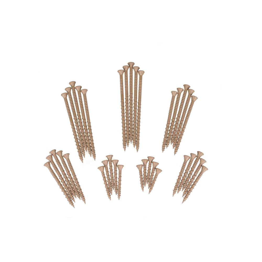 Simpson Strong-Tie Deck-Drive DSVT212R350 Deck Screw, #10 Thread, T25 Drive,  350 Pack - 4
