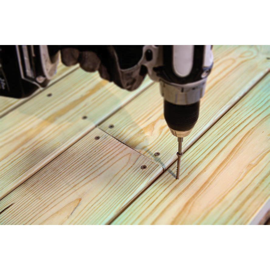 Simpson Strong-Tie Deck-Drive DSVT212R350 Deck Screw, #10 Thread, T25 Drive,  350 Pack - 5