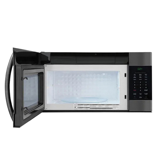 Frigidaire FGMV176NTD Over-the-Range Microwave, 1.7 cu-ft Capacity, 1000 W, Stainless Steel, Black - 2