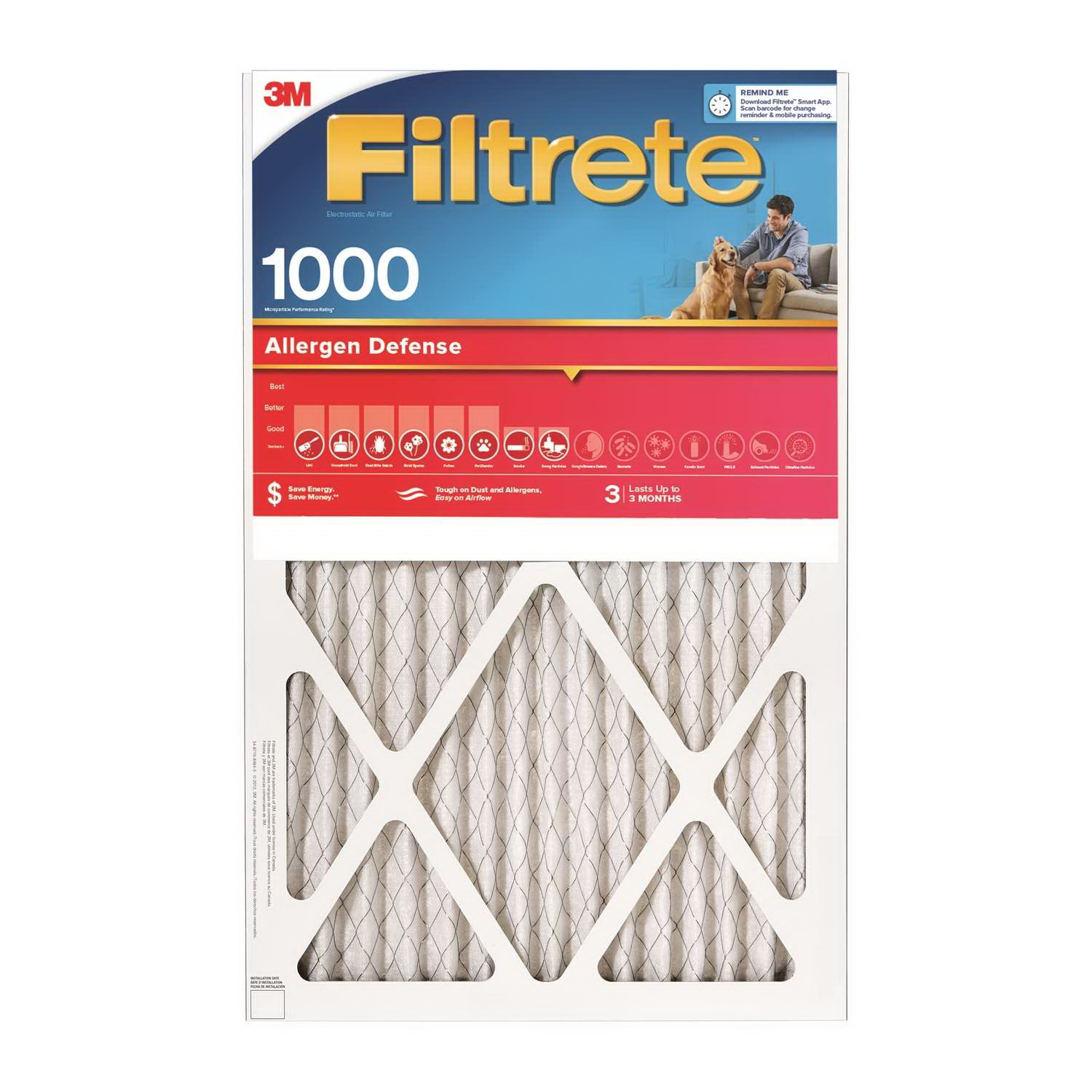 ACE 81604.012020 Air Filter, 20 in L, 20 in W, 11 MERV - 2