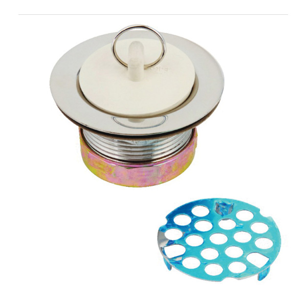 ACE 40289 Sink Strainer, 2 to 2-1/2 in Dia, Stainless Steel, Polished Chrome, For: 2 to 2-1/2 in Drain Openings