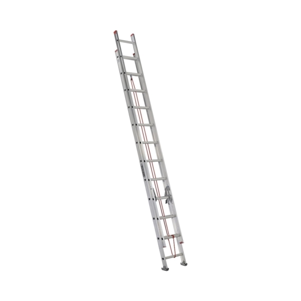 Louisville L-2324-24 24 ft. Extension Ladder, 286 in. Reach, 200 lb, Aluminum